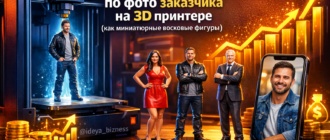 Бизнес-план: Изготовление фигурки по фото заказчика на 3D принтере (как миниатюрные восковые фигуры)