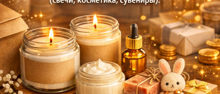Бизнес-план: Изготовление продукции ручной работы (свечи, косметика, сувениры).