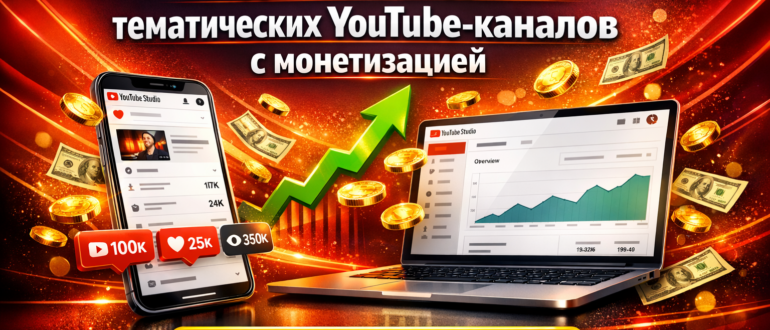 Бизнес-план: Создание и ведение тематических YouTube-каналов с монетизацией